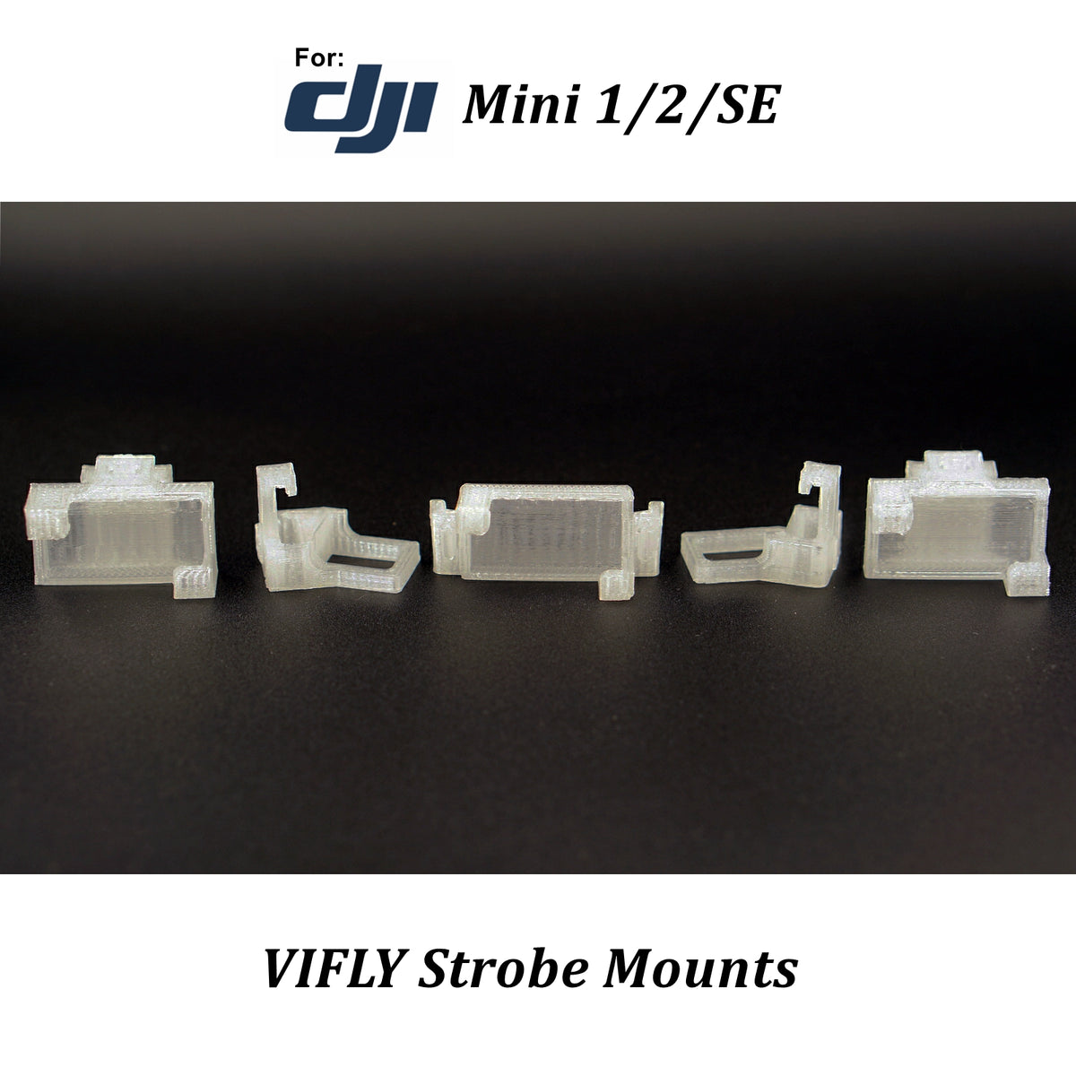 VIFLY Strobe Platinum - 6 Cree Led Lights 1000 Lumen FAA Compliant Drone Strobe