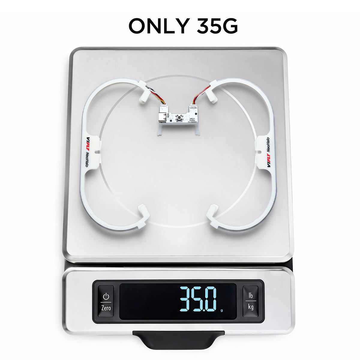 VIFLY NeoHalo LED Light Strip for DJI Neo, Multi-Color Dynamic Modes Brings Epic Night Flight Shows