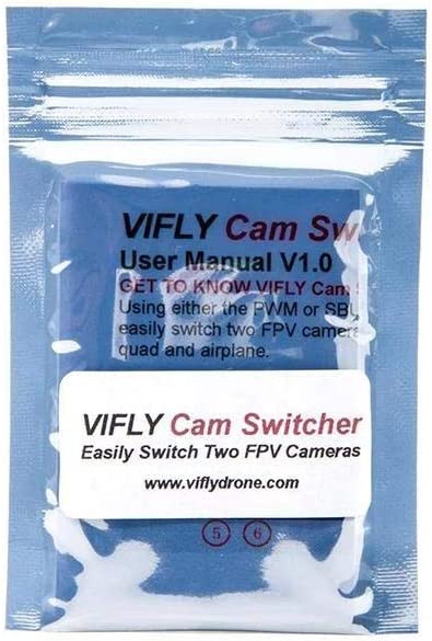 menor sátira Racional VIFLY Dual FPV Camera Switcher – VIFLY Drone