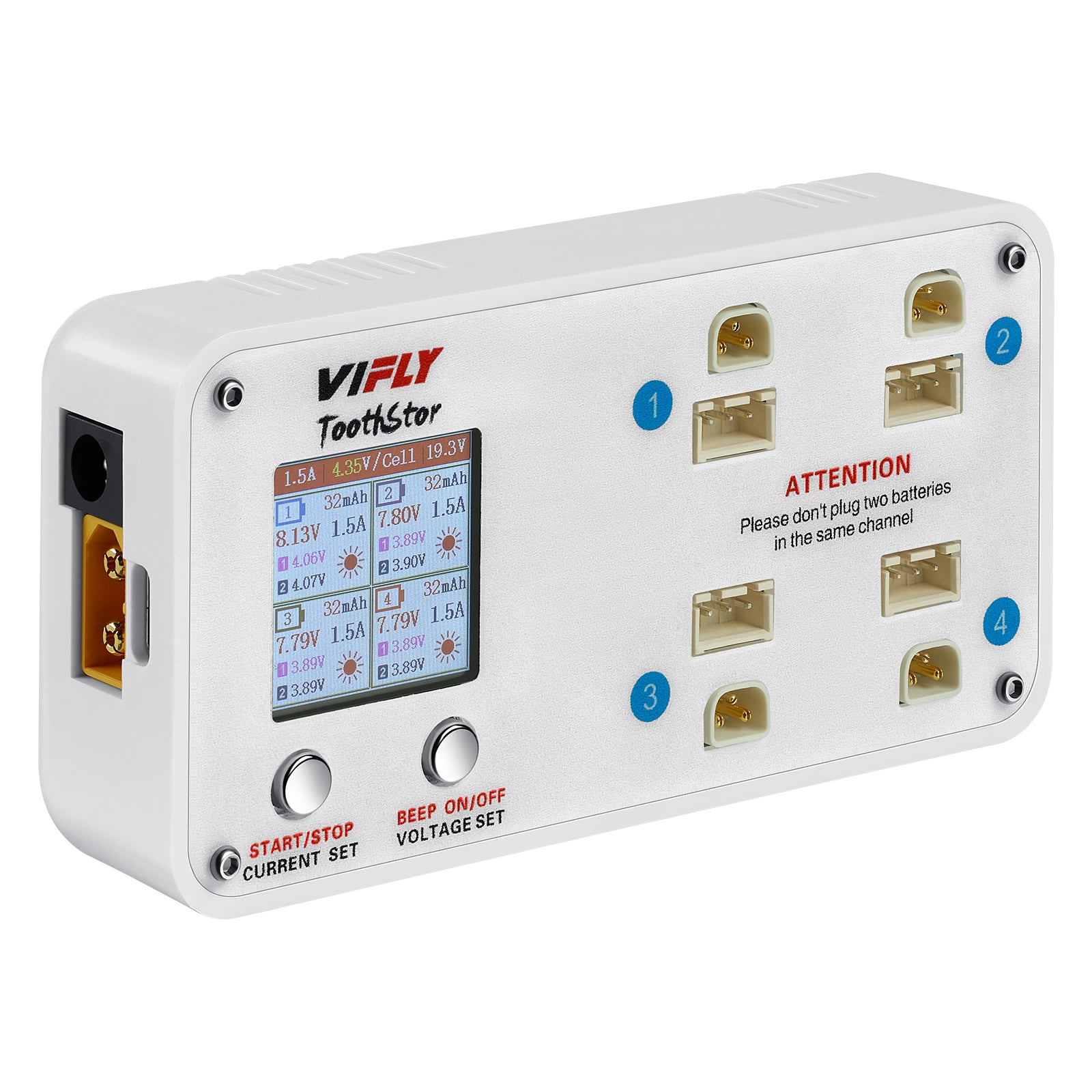 VIFLY WhoopStor - 1S LiPo battery storage charger and discharger