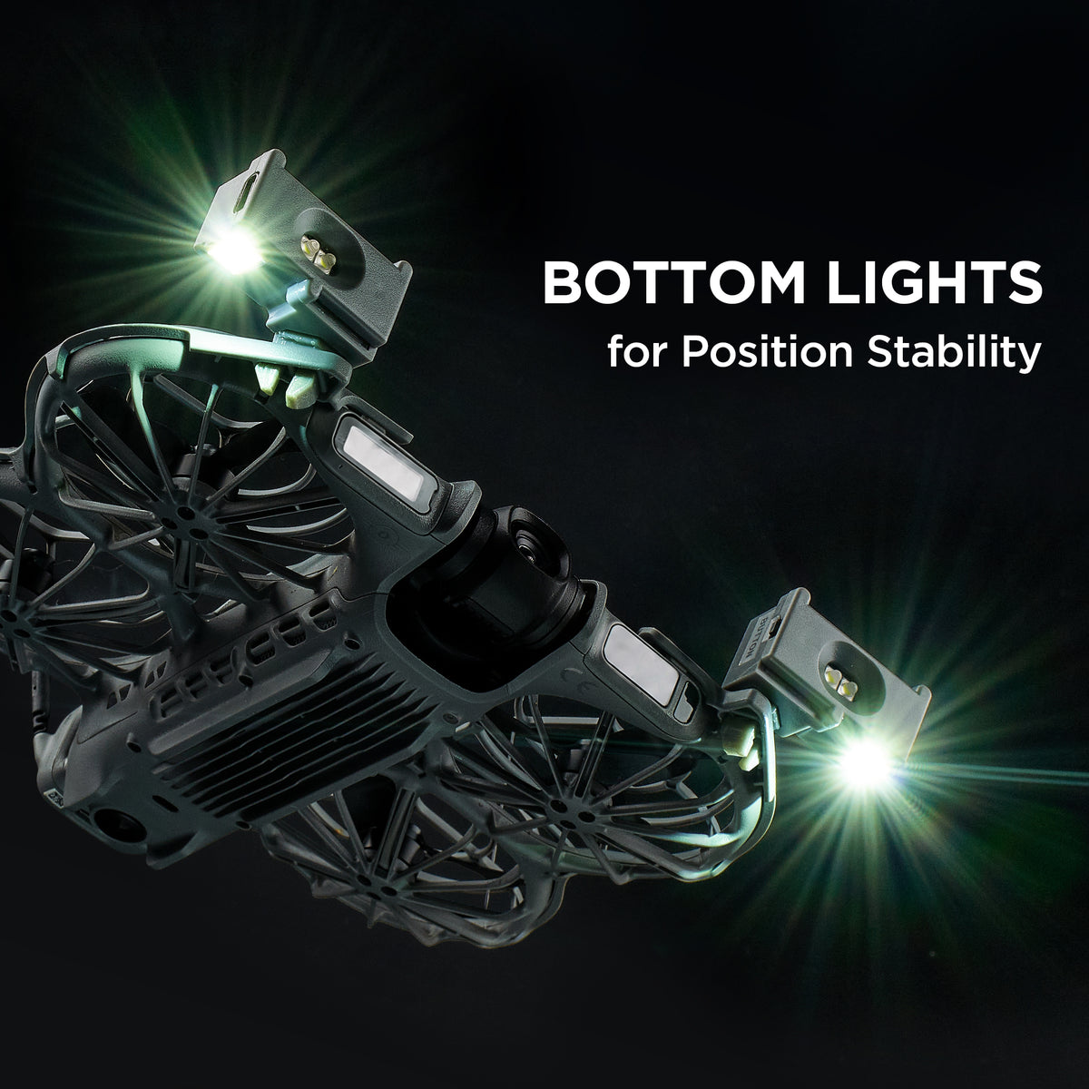 VIFLY Neo2Beam Search Light Dual Pack, Compact Headlamp for DJI Neo 2 – Illuminate Night & Indoor Flights