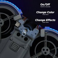 VIFLY NeoHalo LED Light Strip for DJI Neo, Multi-Color Dynamic Modes Brings Epic Night Flight Shows