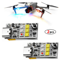 VIFLY Strobe Platinum - 6 Cree Led Lights 1000 Lumen FAA Compliant Drone Strobe