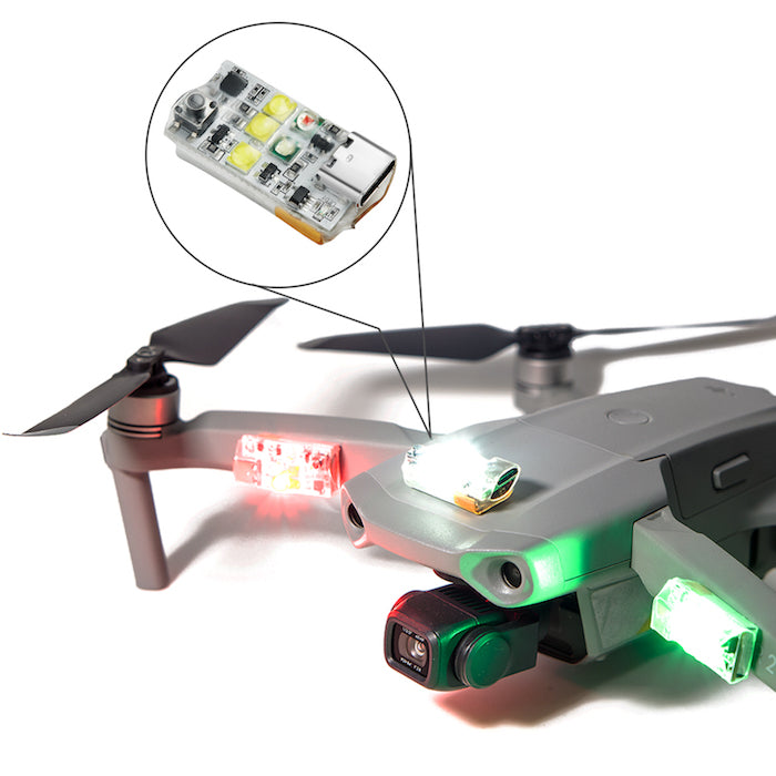 Drfeify Chargeur de Voiture de Batterie de Drone, Indicateur LED